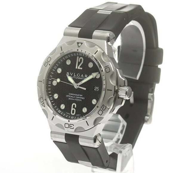 BVLGARI Diagono Scuba Aqua DP42SSD Date black Dial Automatic Men's Watch_862963 - Picture 1 of 11